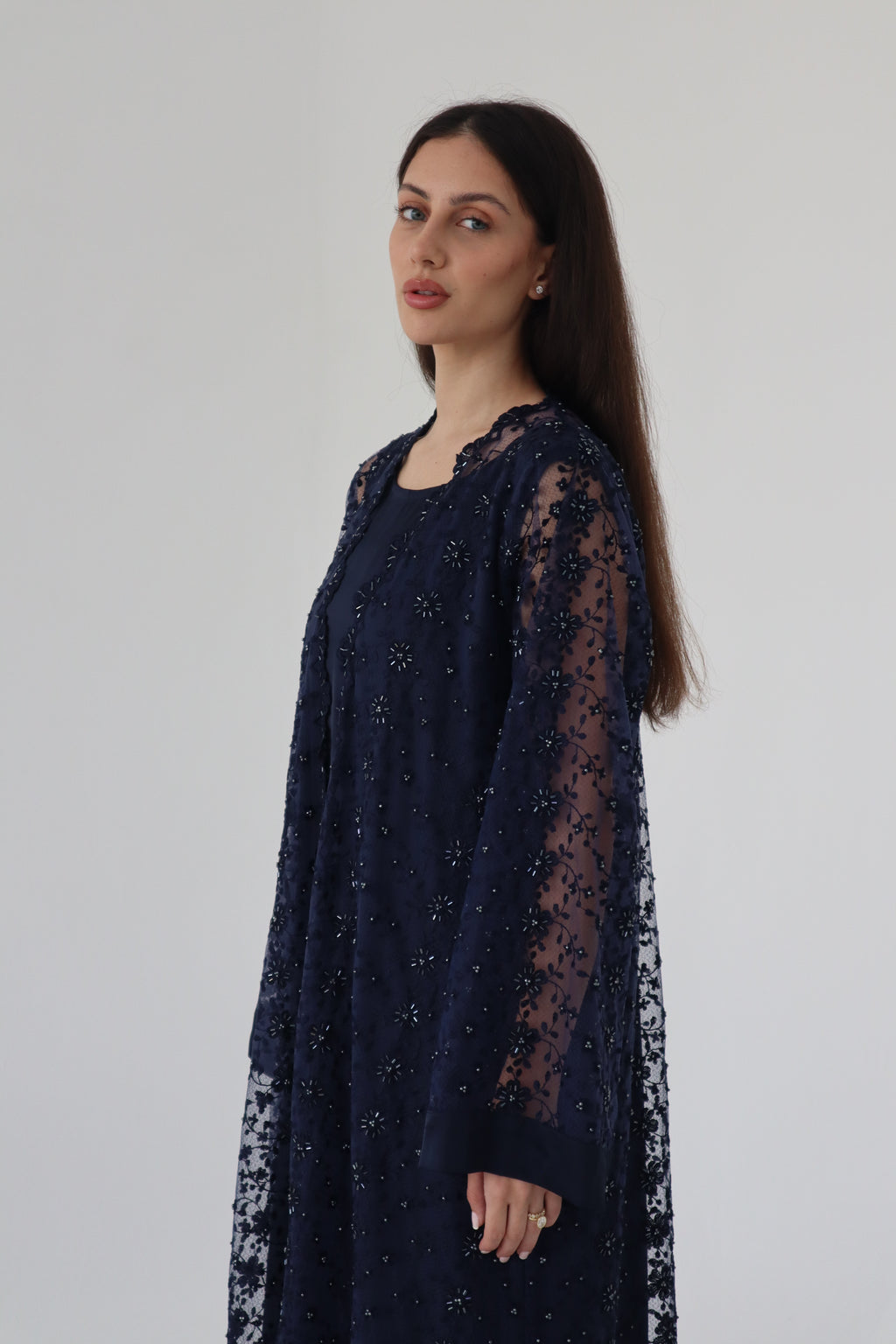 Layali Lace – Navy