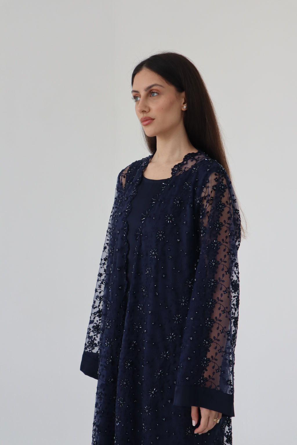 Layali Lace – Navy