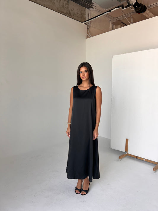 Slip dress- Noir